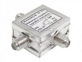 Rozgałęźnik anten. wewnętrzny biały 3xF/FL Badmor