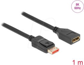87070 DisplayPort extension cable, 8K 60 Hz, 1 m