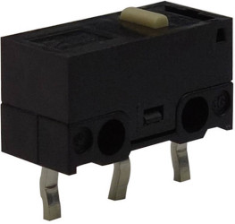 Zippy DF-03S-0F-Z Mikroprzełącznik DF-03S-0F-Z, 1 zestyk przełączny, 1 x wł/(wł), 125 V/AC, 3 A, 1 szt.