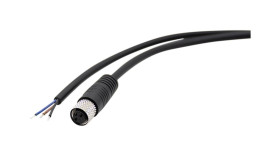 Złącze i kabel Złącze A M8 długość 2m Rodzaj A Żeńskie