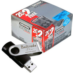 132 x baterie do aparatów słuchowych Rayovac Extra Advanced 675 + pendrive 8GB