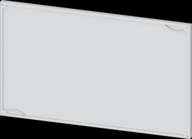 Cover, closed, plastic, (W x H) 750 x 450 mm, light gray, for ALPHA 400/630/1250 DIN, 8GK9601-3KK30