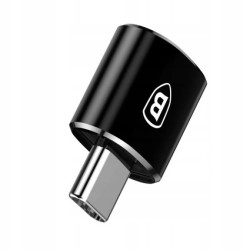 BASEUS Adapter OTG Przejściówka USB 2.0 A / typ-C (gniazdo / wtyk) 2.4A