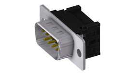 Złącze D-Sub 9-pinowe Wtyk Proste raster 2.84mm