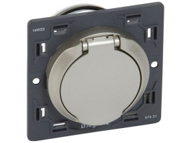 CELIANE Gniazdo odkurzacza centralnego tytanowy 067431 LEGRAND