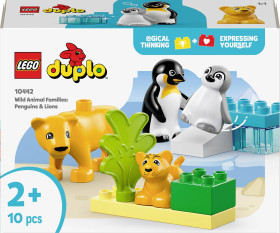 10442 LEGO® DUPLO® Rodziny dzikiej przyrody: pingwiny i lwy
