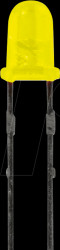 1254-10UYD/S530-A3/T2 LED, 3 mm, wired, yellow, 200 mcd, 30°