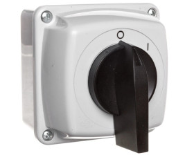 Łącznik krzywkowy 0-1 1P 16A IP44 Łuk E16-53 w obudowie 951652