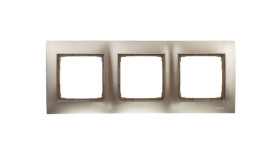 Simon 54 Premium Ramka Potrójna Złoty Mat Dr3/44