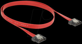 83835 Cable SATA FLEXI 6 GB/s 50 cm red metal