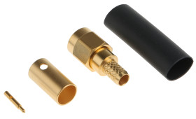 Złącze SMA męskie prosty 50Ω montaż na kablu, połączenie zagniatane Termination