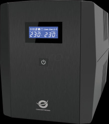 ZEUS08EM UPS, 1500 VA / 900 W, earthing contact, IEC