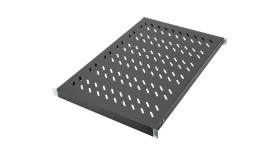 Półka stała, 1U, seria: DN-97, typ: Półka, maks. obciążenie: 50kg, Czarny