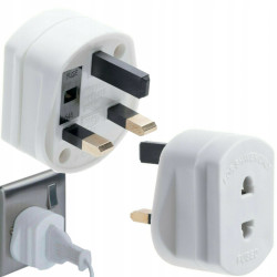 EU / UK / Irish Shaver Plug Adapter, Fused