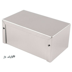 Hammond 1411NU Utility Metal Case 127x76x56mm Aluminium Natural