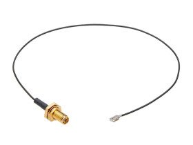 Zespół kabli koncentrycznych złącze A SMA złacze B IPEX MHF długość 305mm typ kabla RF Z zakończeniem