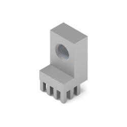 Zacisk skręcany 180A odgałęzienia: 12 Mosiądz Kąt prosty