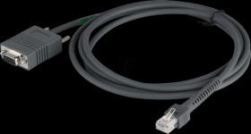 CBA-R01-S07PBR Barcode scanner, cable, RS232, straight, 2.1 m