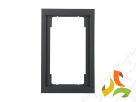 BERKER K.1 Ramka z dużym wycięciem pionowa antracyt mat lakierowany 13097006 HAGER