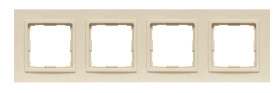 VENA2 Ramka poczwórna krem 520384