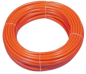 Insulating tube, inside Ø 4 mm, L 50 m, orange, PVC, -20 to 90 °C, 08010307005