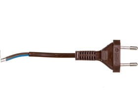 Przewód przyłączeniowy bez wyłącznika 250cm brązowy SP-250/2X0,75/-BRA YNS10000452