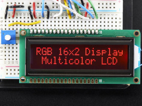 Adafruit RGB backlight negative LCD 16x2 + extras