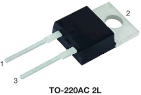 VS-3C10ET12T-M3 1200 V Power SiC Merged PIN Schottky Diode, 10 A