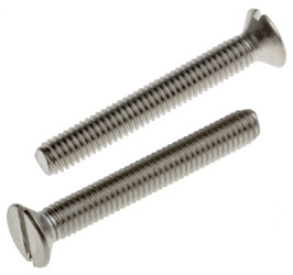 Śruba maszynowa M4 łeb z łbem stożkowym Stal nierdzewna długość 30.0mm skok 0.70mm