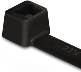 Cable tie, PA, (L x W) 760 x 7.6 mm, bundle-Ø 5 to 225 mm, black, UV resistant, -40 to 85 °C, 111-12430