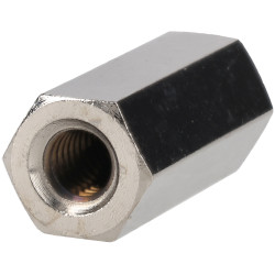 R-TECH 524425 Hex Threaded F-F Spacers Brass M4 20mm - Pack Of 25