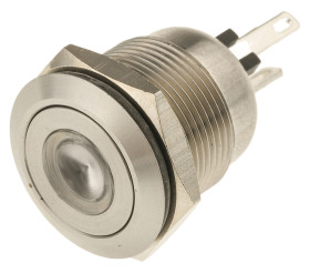 Nasadka przełącznika Chwilowy SPST średnica wycięcia 19.2mm, montaż panelowy Bulgin