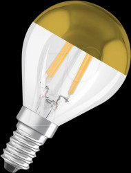 4058075456549 LED bulb STAR E14, 4 W, 420 lm, 2700 K, filament, mirror