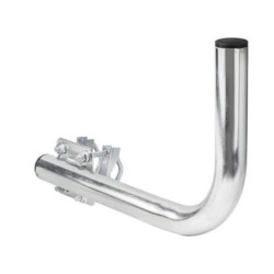 Uchwyt antenowy balkonowy boczny prawy z cybantami 30 cm