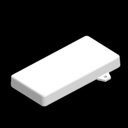 Teko - seria SMART (SR31-E.7) - uniwersalna obudowa w kolorze białym (128 x 64 x 16,5 mm)