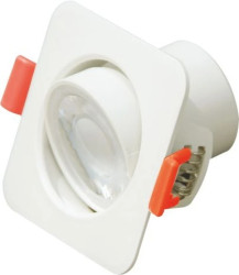 Oprawa DOWNLIGHT LED 8W 640lm barwa naturalna 4000K 38 kwadrat IP40 HDW084NN