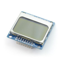 Wyświetlacz LCD graficzny 84x48px - Nokia 5110