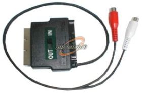 SCART ADAP. +2XCHINCH+KAB.0.5m+w