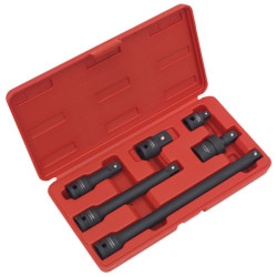 Sealey AK5514 Impact Adaptor &amp; Extension Bar Set 6pc 1/2&quot;Sq Drive