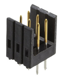 Listwa stykowa PCB 6-pinowe AMPMODU MOD II raster: 2.54 mm Prosty 2-rzędowe TE Connectivity Otwór przelotowy750 V W