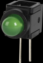 351271 LED module, green, 5 mm, 8 mcd, 140°