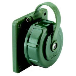 Bals Elektrotechnik 7108 Gniazdo zmontowane IP68 zielony