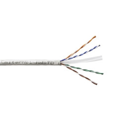 Kabel Emiter Net UTP (U/UTP) kat.6 450MHz drut standard PVC szary K/EMITERNET-UTP6PVC-STD /305m/