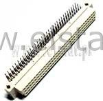 Złącze żeń. ( styk96 3x32 ) kątowe R-2,54