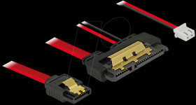 85238 SATA 6 Gb/s receptacle + 2 pin female &gt; SATA