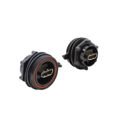 Złacze HDMI PCB Proste Śruba Żeński 19-pinowe Bulgin