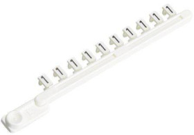 Paski etykiet, Wieland 04.841.2150.0, zakres 0 - 9, technika śrubowa i sprężynowa