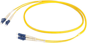 FO patch cable, LC duplex to LC duplex, 20 m, OS2, singlemode 9/125 µm, O0350FT.20