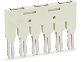 Delta jumper for connection terminal, 870-406/020-000