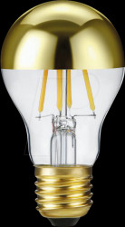 LX023891312 LED bulb E27, 4 W, 250 lm, 2500 K, filament, mirrored, dimmable